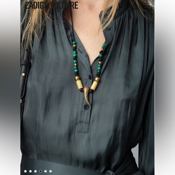 $648 ZADIG & VOLTAIRE Ritchil Satin Dress NWT - Picture 4 of 11